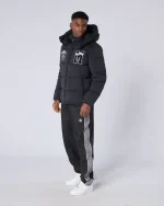 Academy Puffer Jacket Black (5)