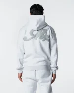 Runway Full Zip Hoodie Grey Marl (5)