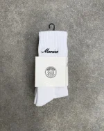 Signature Mercier 2pack Socks White