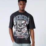 Washed First Place Tshirt Black