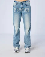 Womens Raw Edge Denim Jeans (1)