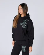 Womens Two Tone OG Badge Tracksuit Black